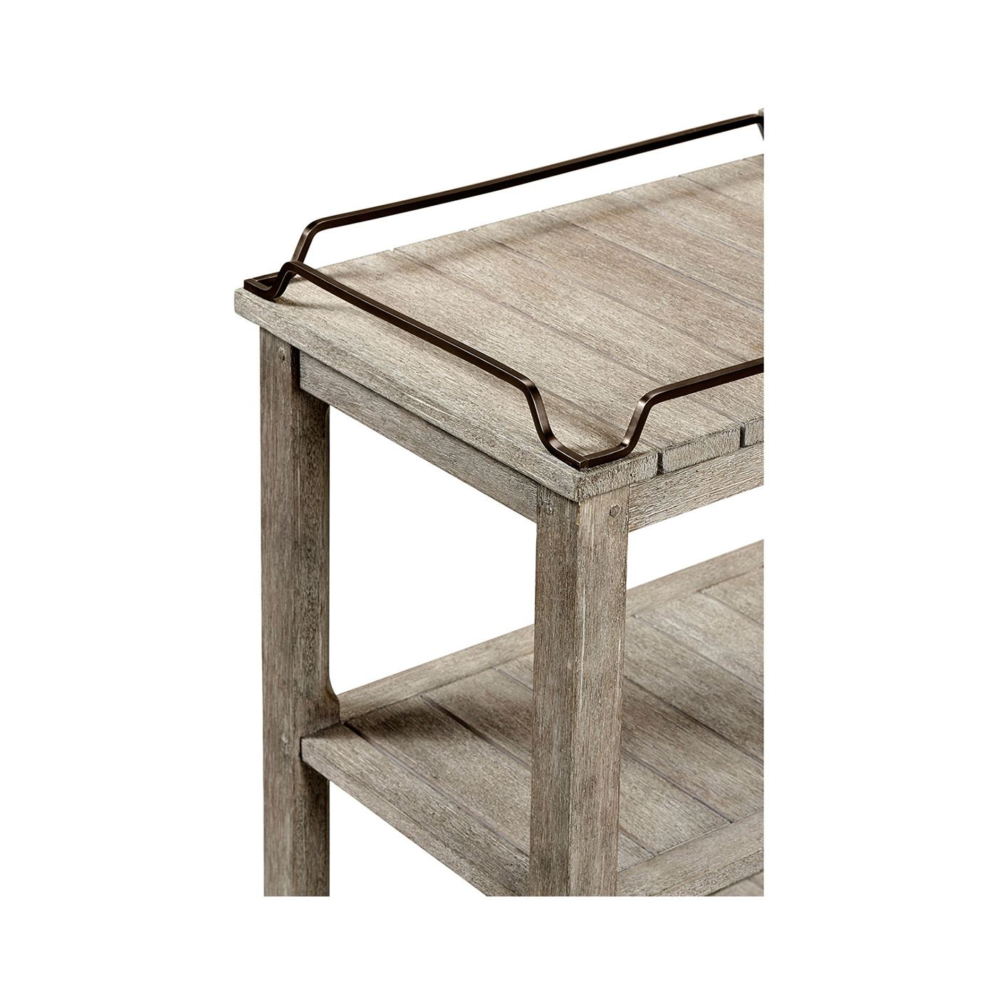 Rectangular Navajo Sand & Brass Sideboard with Removable Tray