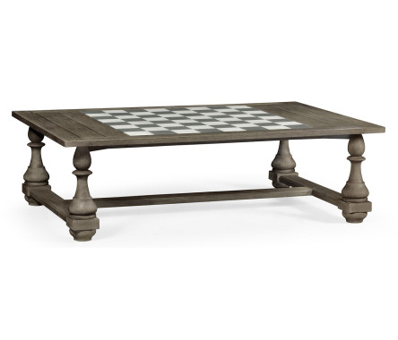 Rectangular Grey Games Coffee Table