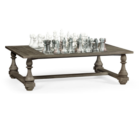 Rectangular Grey Games Coffee Table