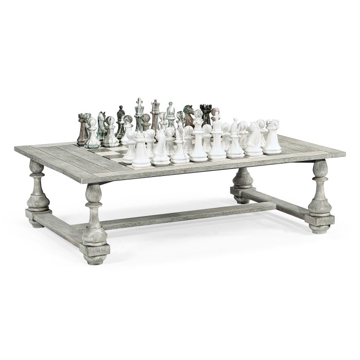 Rectangular Cloudy Grey Games Coffee Table