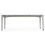 Rectangular Cloudy Grey Navajo Sand & Rattan Dining Table