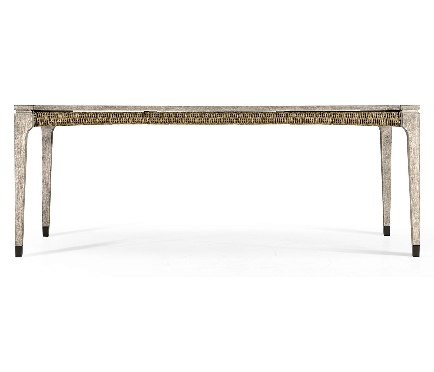 Rectangular Navajo Sand & Rattan Dining Table