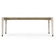Rectangular Navajo Sand & Rattan Dining Table 80