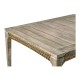 Rectangular Navajo Sand & Rattan Dining Table 80