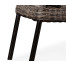 Rattan Latt Bench with Cushion & Pillows
