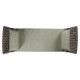 Rattan Latt Bench with Cushion & Pillows