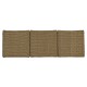 Three-Seat Navajo Sand & Light Natural Rattan Bench