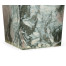 Large Square Faux Black & Grey Marble Planter