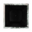 Large Square Faux Black & Grey Marble Planter