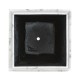 Large Square Faux White & Grey Marble Planter