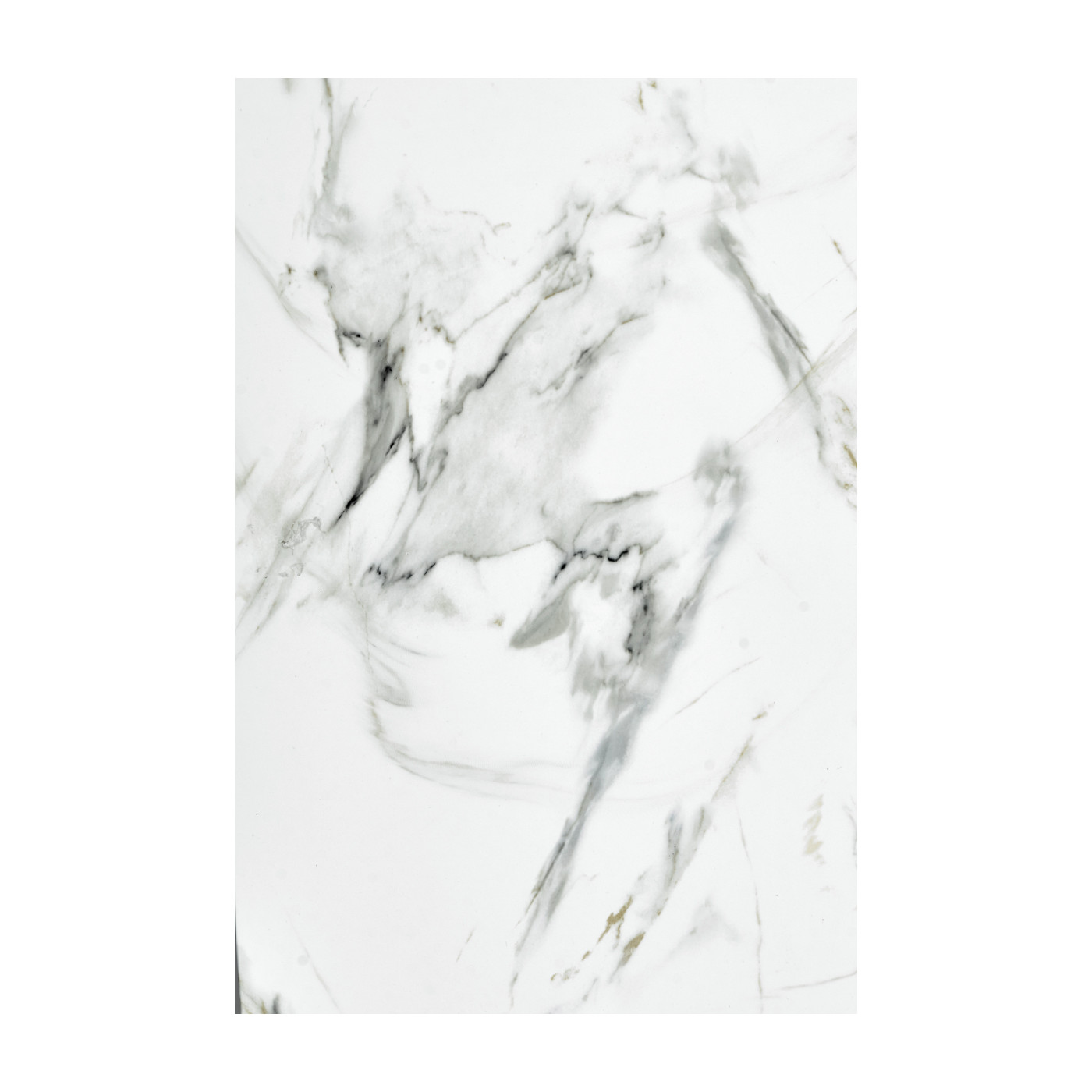 Large Square Faux White & Grey Marble Planter