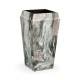 Medium Square Faux Black & Grey Marble Planter