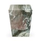 Small Square Faux Black & Grey Marble Planter