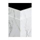 Small Square Faux White & Grey Marble Planter