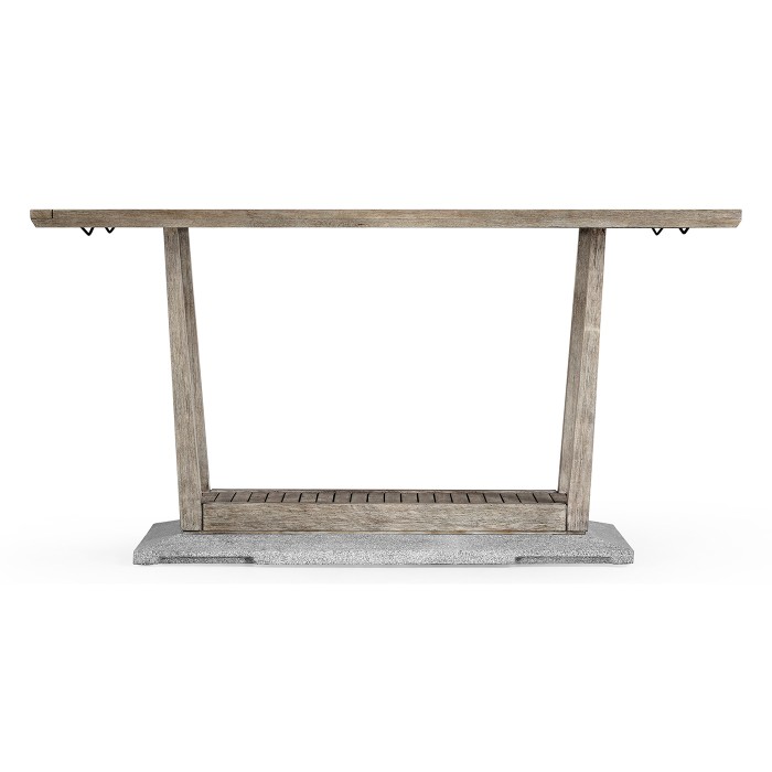 Rectangular Navajo Sand Bar Table with Marble Tray in Centre 40