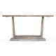 Rectangular Navajo Sand Bar Table with Marble Tray in Centre 40