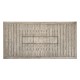 Rectangular Navajo Sand Bar Table with Marble Tray in Centre 40