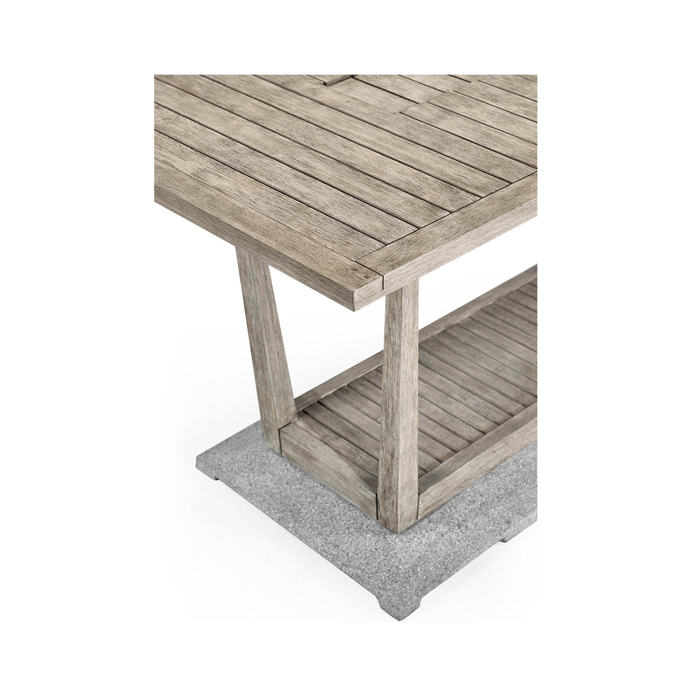 Rectangular Navajo Sand Bar Table with Marble Tray in Centre 40