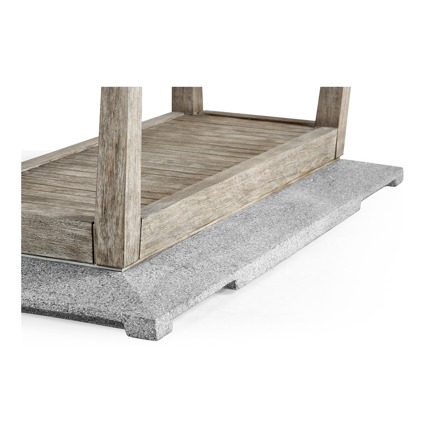 Rectangular Navajo Sand Bar Table with Marble Tray in Centre 40