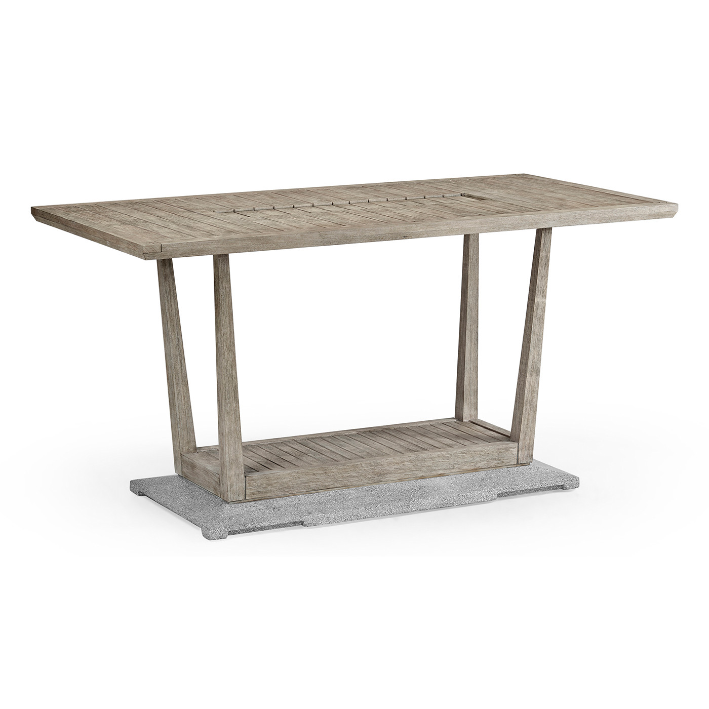 Rectangular Navajo Sand Bar Table with Marble Tray in Centre 40