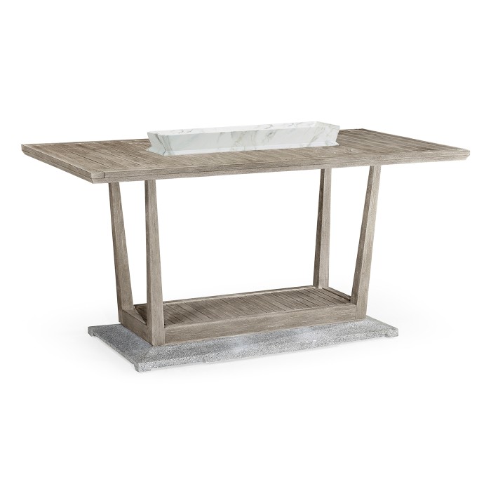 Rectangular Navajo Sand Counter Table with Marble Tray in Centre 40