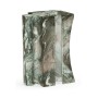 Faux Black & Grey Marble Puzzle Piece Side Table