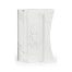 Faux White & Grey Marble Puzzle Piece Side Table