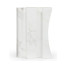 Faux White & Grey Marble Puzzle Piece Side Table