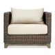 Grey & Rattan Chair