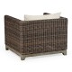Grey & Rattan Chair