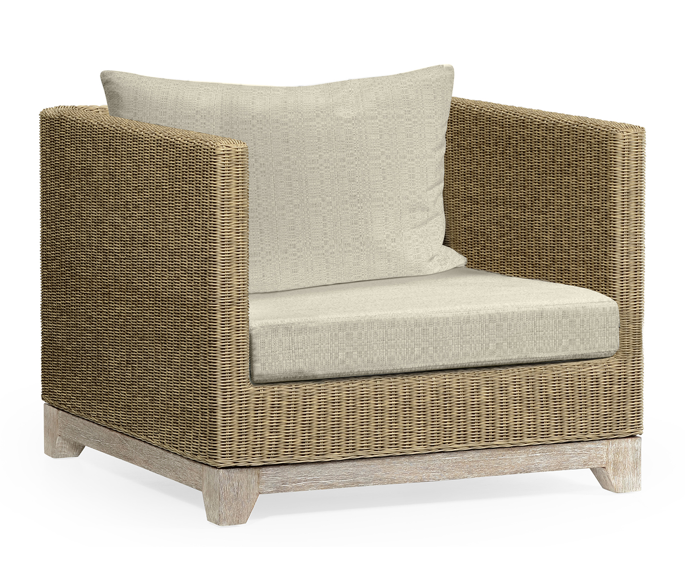 Navajo Sand & Light Natural Rattan Chair