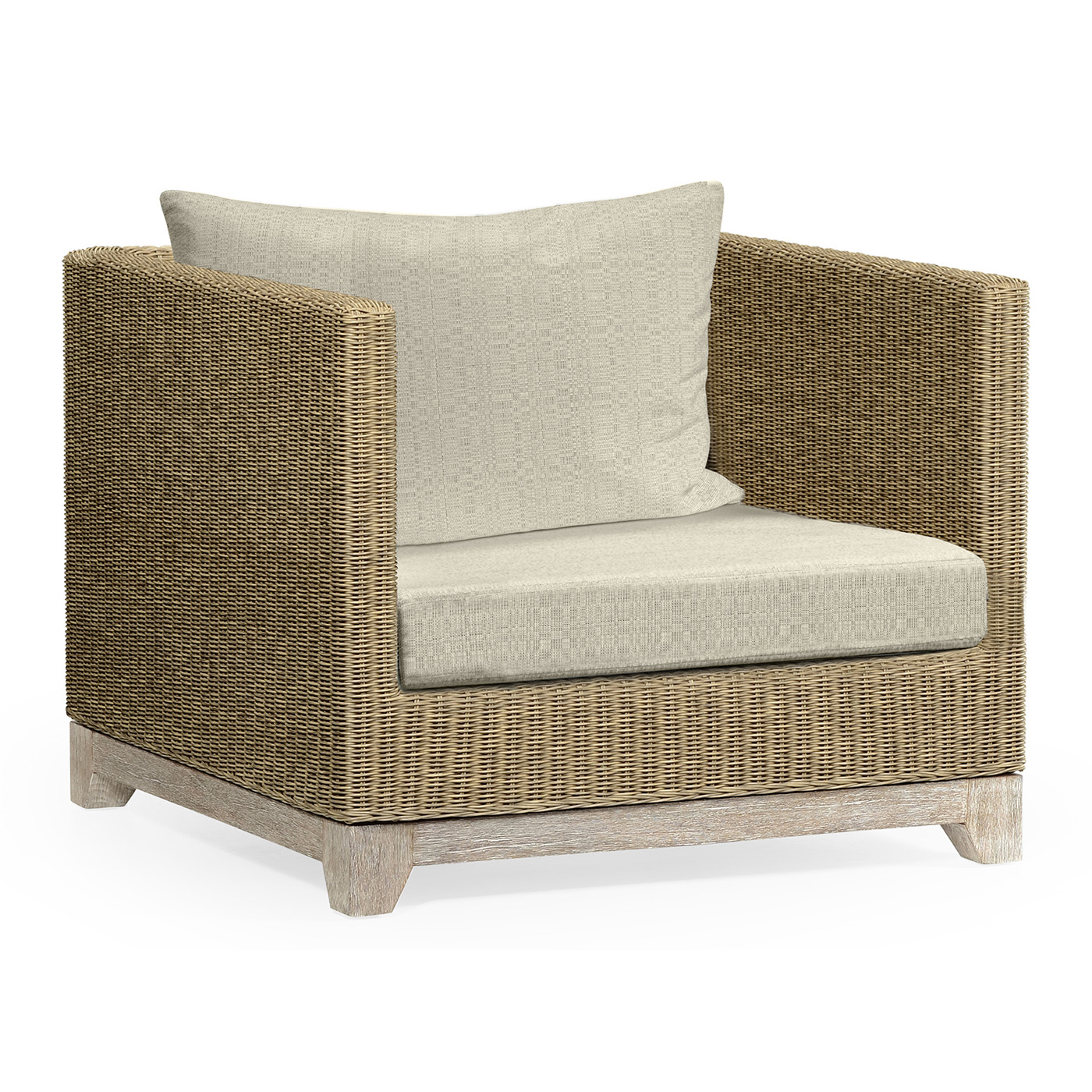 Navajo Sand & Light Natural Rattan Chair