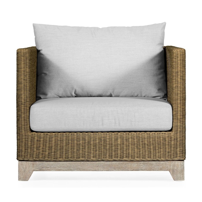 Navajo Sand & Light Natural Rattan Chair