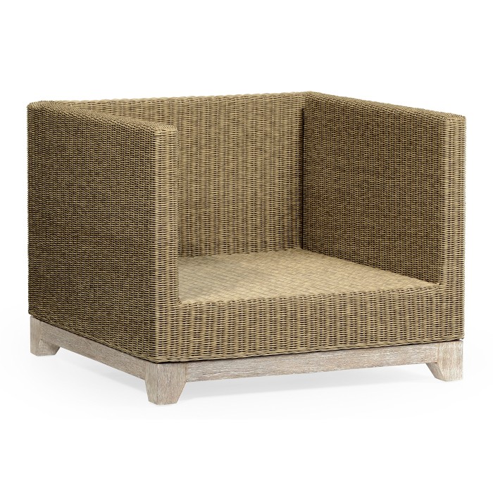 Navajo Sand & Light Natural Rattan Chair