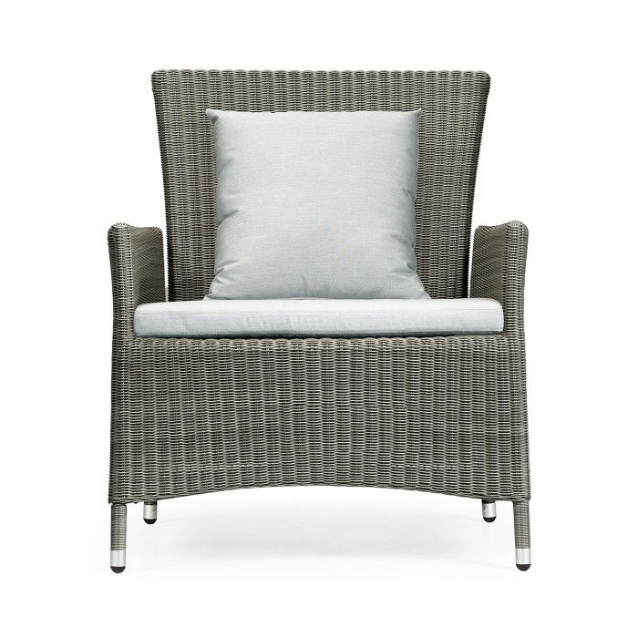 Panama Rattan Chair with Reclining Back