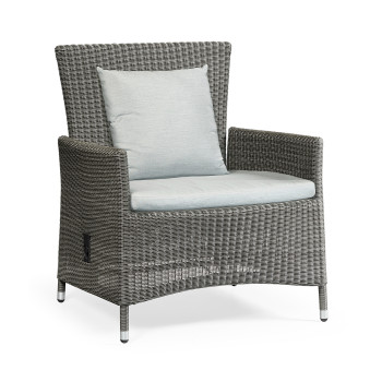 Panama Rattan Chair with Reclining Back