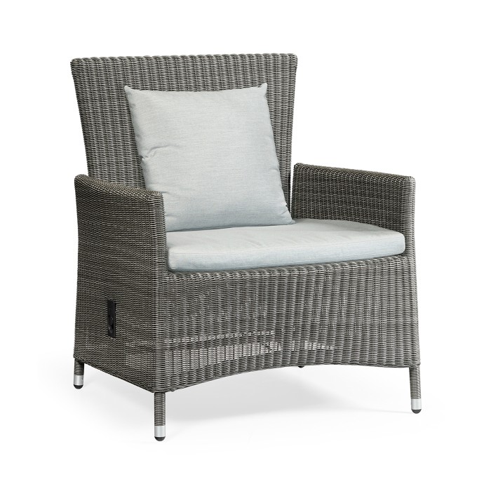 Panama Rattan Chair with Reclining Back