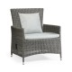 Panama Rattan Chair with Reclining Back