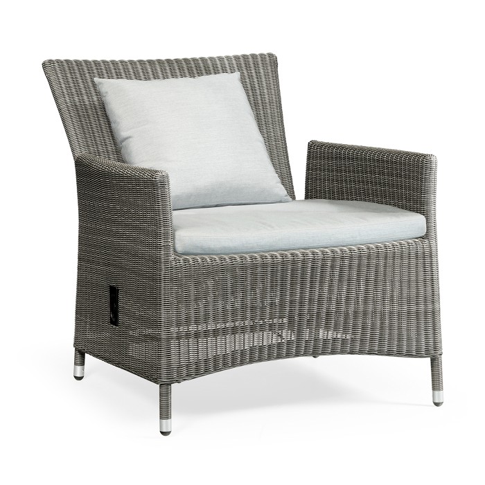 Panama Rattan Chair with Reclining Back