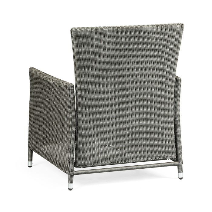 Panama Rattan Chair with Reclining Back