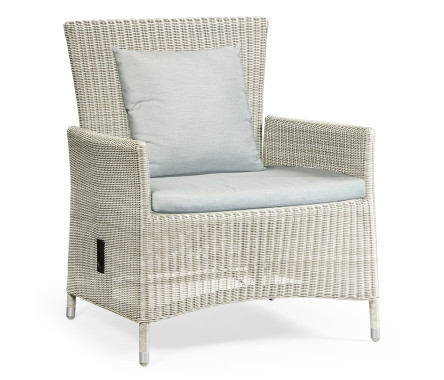Panama Rattan Chair with Reclining Back