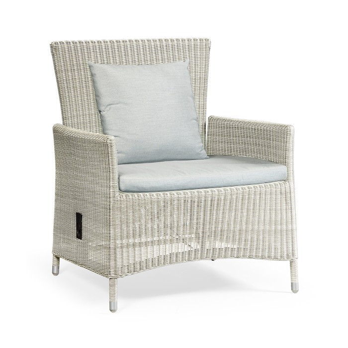 Panama Rattan Chair with Reclining Back