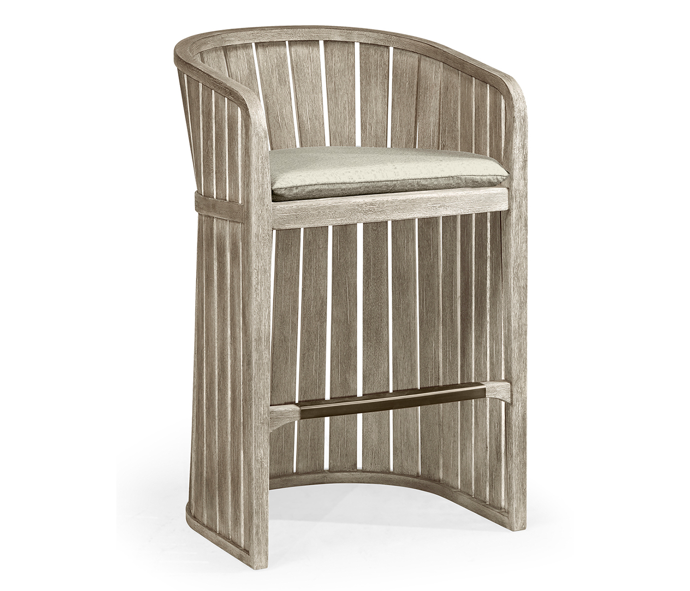 Slatted Navajo Sand Tub Bar Stool