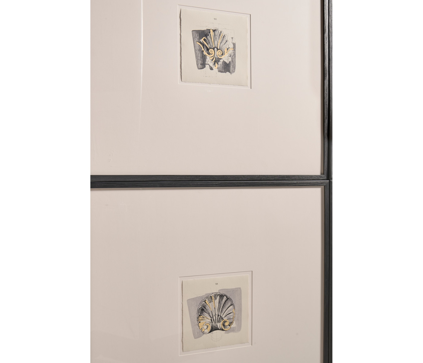 Architectural Clamshells - Set of 4