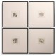 Architectural Clamshells - Set of 4