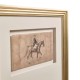 Equestrian Lines in Motion - Set of 4