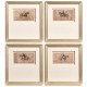 Equestrian Lines in Motion - Set of 4