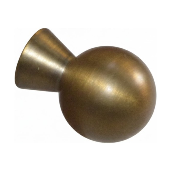 Brass knob