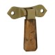 Tear drop handle